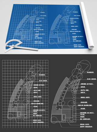 线稿矢量园林CAD线稿投标园林设计图纸模板