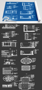 建筑节点CAD图纸素材图片