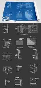 建筑节点CAD图纸素材图片