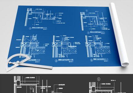 建筑节点CAD图纸素材图片