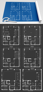 2021年大面积户型图办公空间设计图片