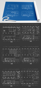 2021年大面积户型图办公空间设计图片