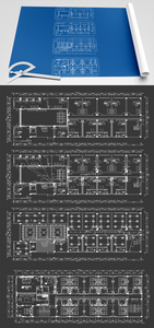 2021年大面积户型图办公空间设计图片