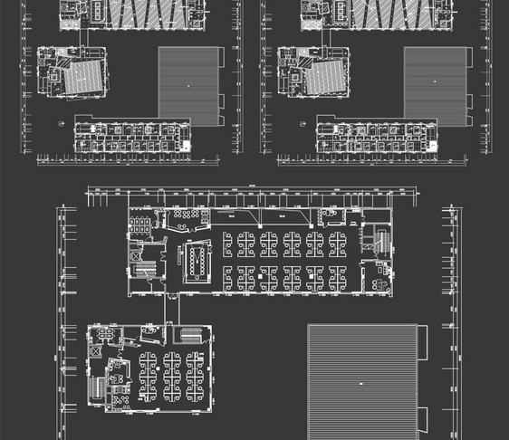 大面积户型图办公空间设计图片