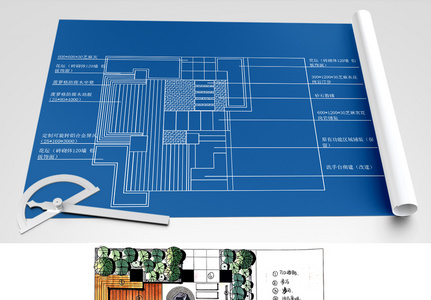 别墅园林户外全套方案设计图纸全案设计图片