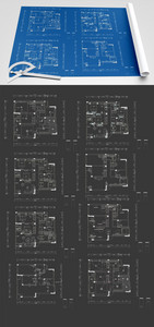 别墅全案设计图全套CAD图纸施工图图片