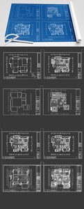 CAD小区中式传统户型图CAD图纸图片