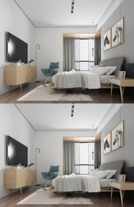 2021年最新北欧卧室家居场景设计图片