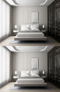 现代简约家居卧室空间设计图片