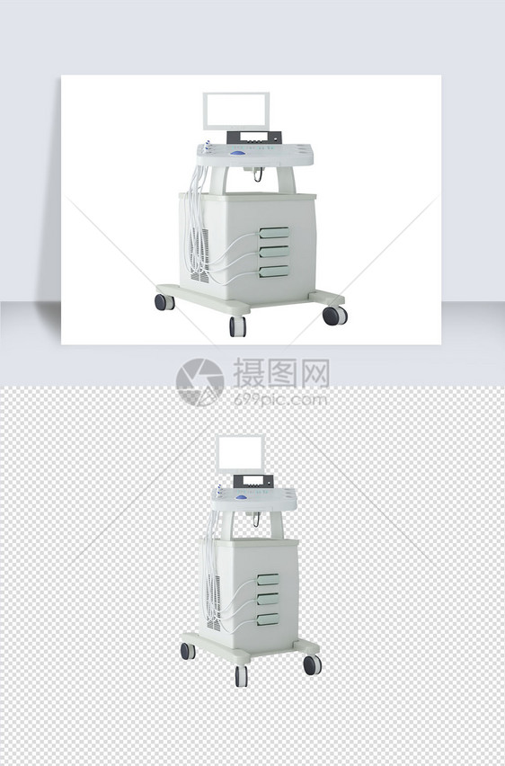 医院检查医疗仪器模型图片