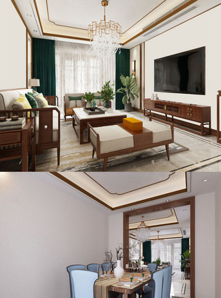 新中式室内家居设计图片