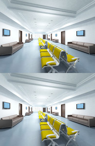 医院医疗场景模型设计图片