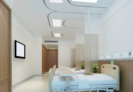 2020年医疗医院病房模型设计图片