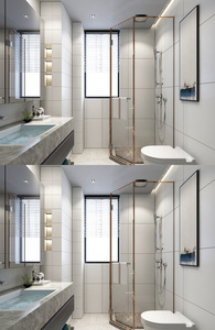现代卫浴空间设计图片