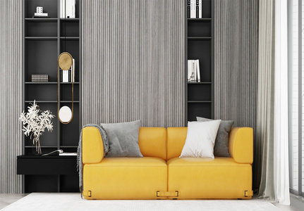 现代简约沙发空间设计图片