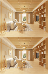 2021年日式家居效果图设计图片