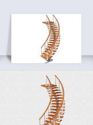 楼梯装饰楼梯五金建模SU模型SU矢量图装修矢量图模板