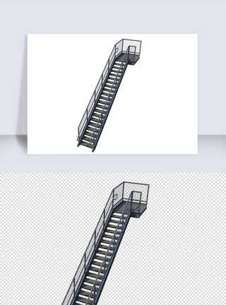 楼梯五金建模SU模型SU矢量图装修矢量图图片