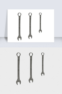 工具扳手单体模型设计图片