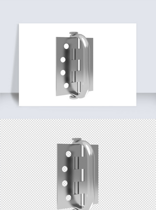 零件铰链单体模型设计图片