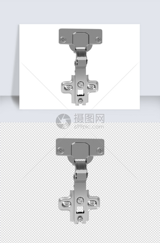 零件铰链单体模型设计图片