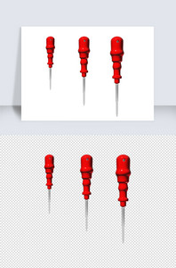 工具螺丝刀单体模型设计图片