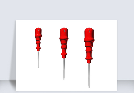 工具螺丝刀单体模型设计图片
