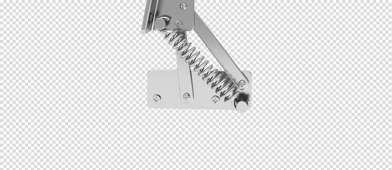 气压杆铰链组合模型设计图片