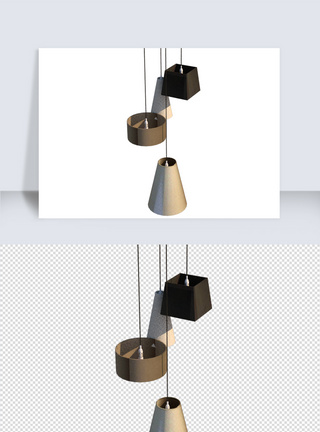 SU灯具su模型建模与渲染图SU模型图片