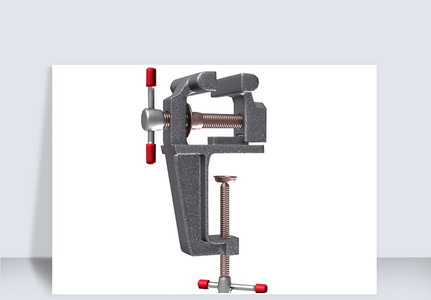 2021年工具五金桌虎钳单体模型设计图片
