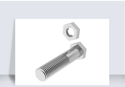 2021年五金零件螺丝钉螺丝帽单体设计高清图片