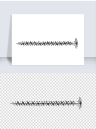 五金零件螺丝钉单体设计图片