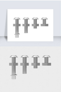 2021年五金零件螺丝单体设计图片