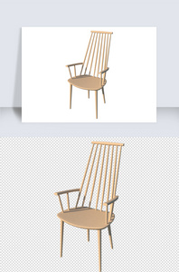 SU模型草图大师矢量图椅子素材图片