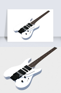 SU模型草图大师矢量图吉他音乐素材图片