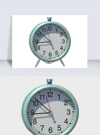草图大师SU模型矢量文件原创闹钟素材图片