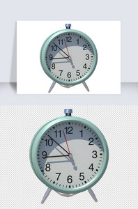 草图大师SU模型矢量文件原创闹钟素材图片