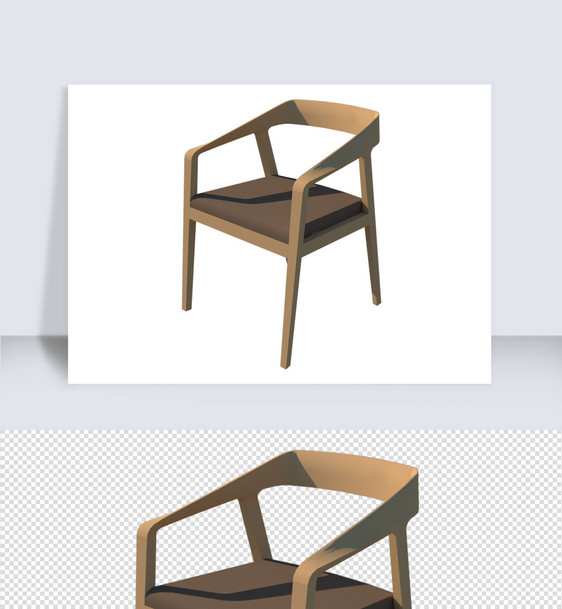 草图大师SU模型矢量文件原创椅子素材图片