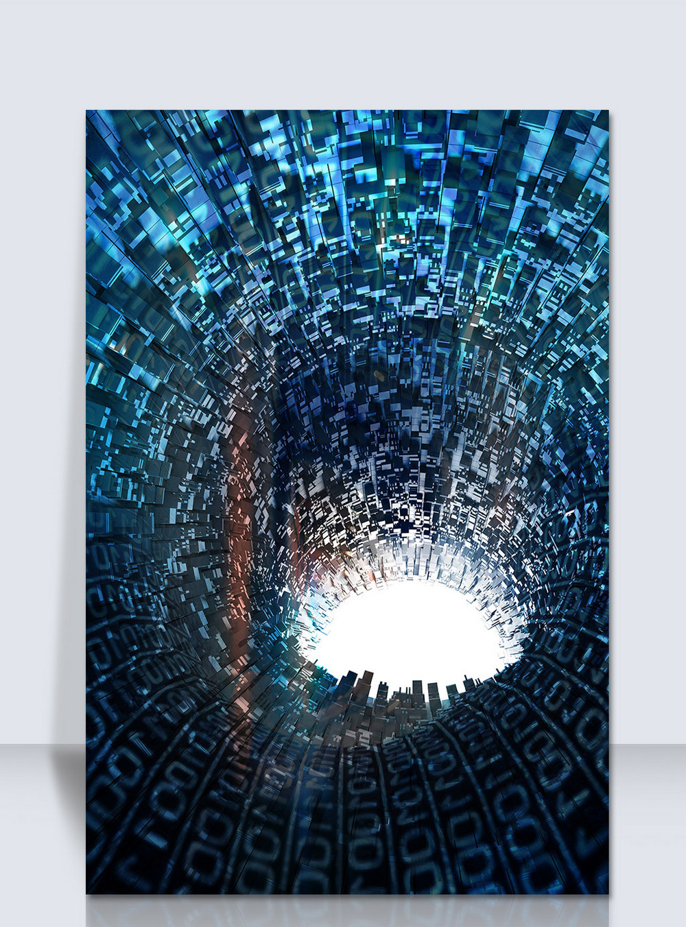 kv主视图创意科技互联网通信背景视觉模板