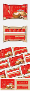 简洁精美食品水饺包子包装图片