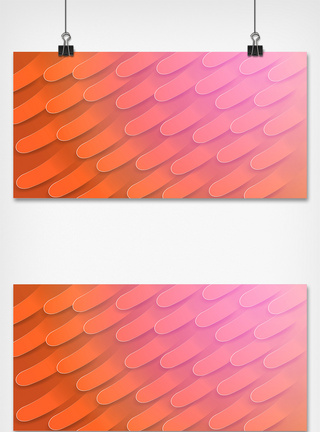 橙色立体抽象背景电商海报banner素材图片
