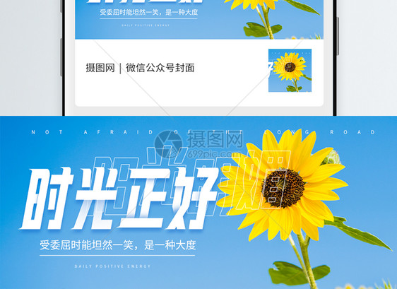 阳光明媚微信公众号封面图片