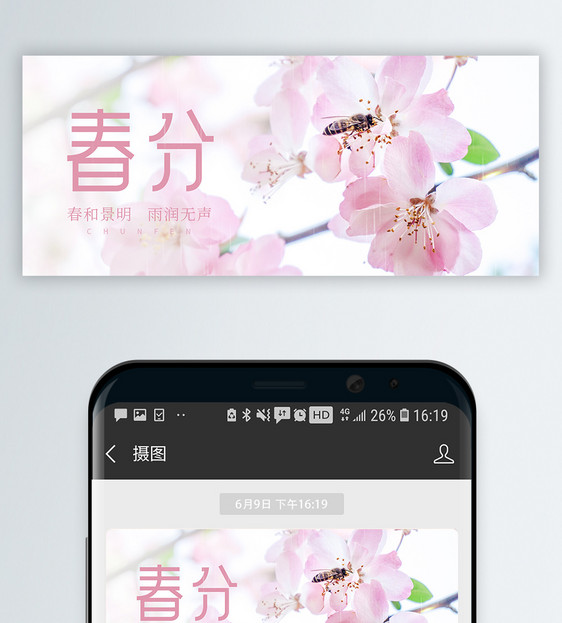 春分节气微信公众封面图片