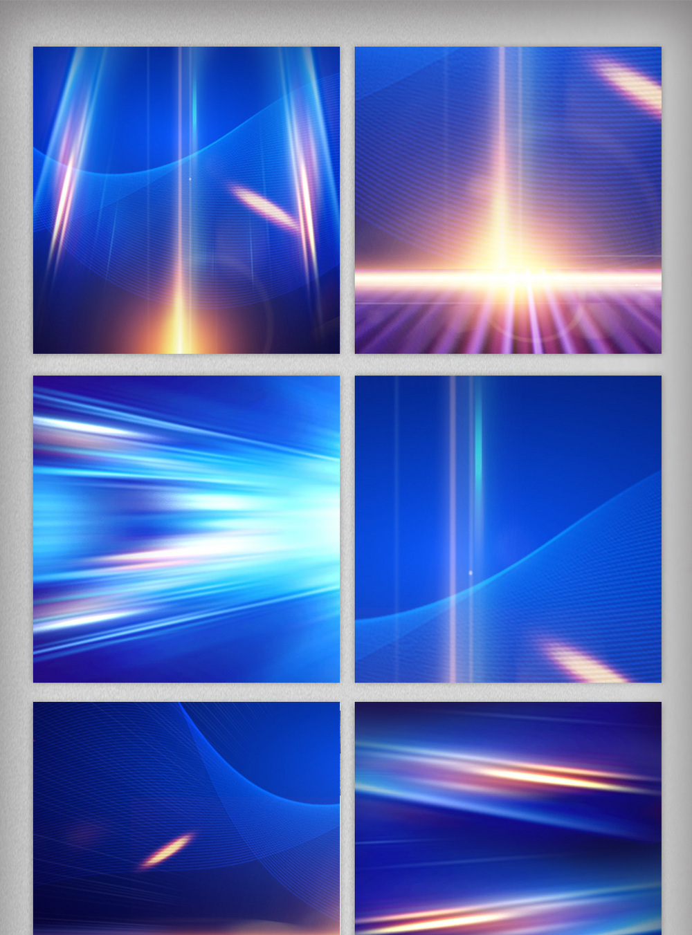 pr动感蓝色动感科技主图模板