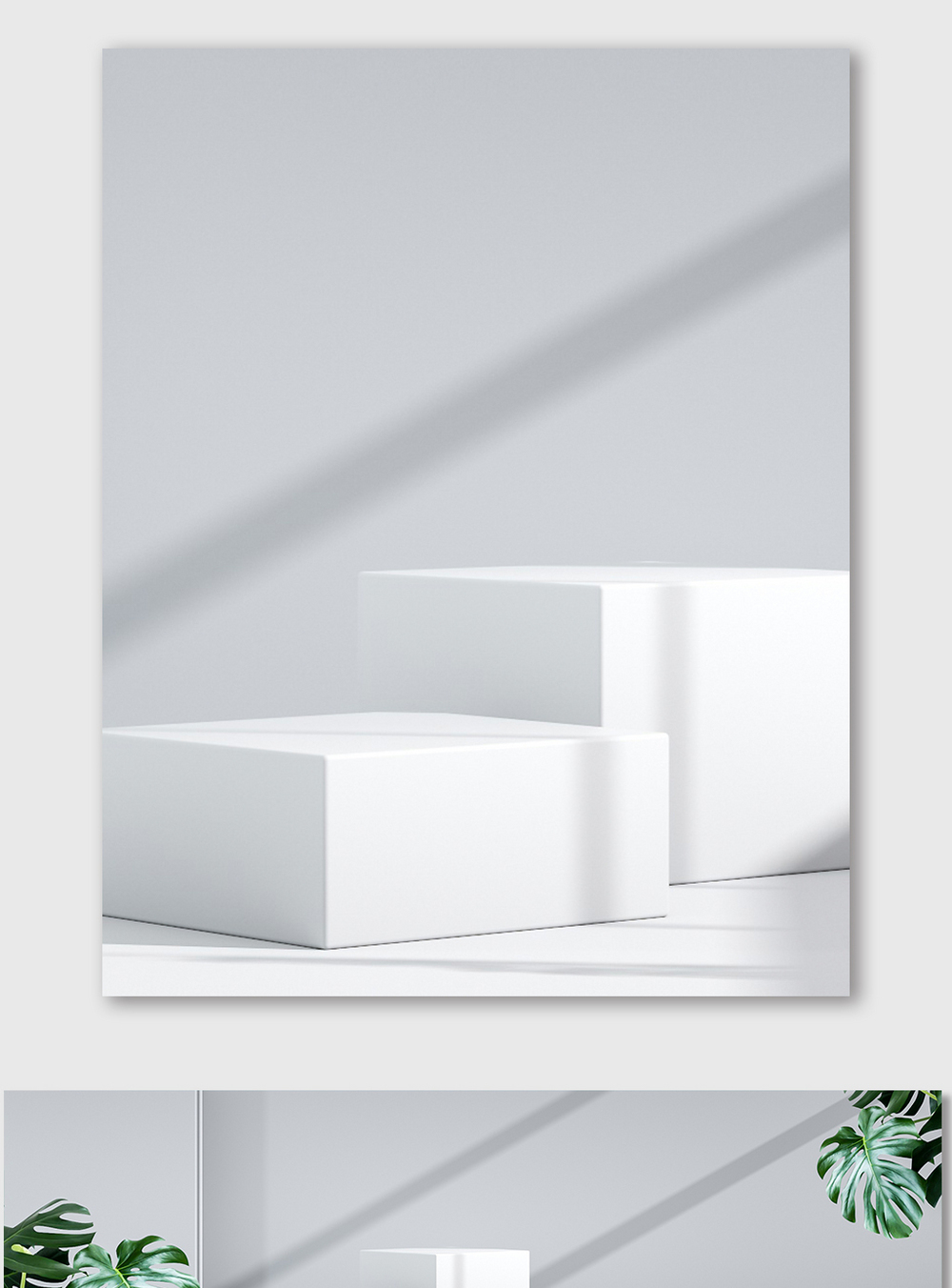 夏日冲浪海报背景c4d夏日微粒体日常简约电商海报背景模板