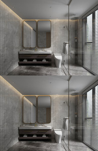 北欧家居卫浴空间设计图片