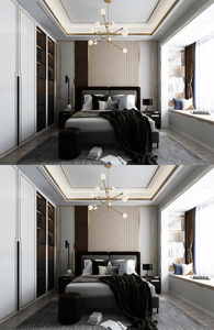 现代卧室空间设计图片