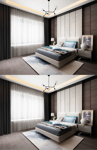 现代家居卧室空间设计图片