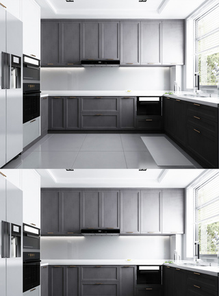 现代家居厨房效果图设计图片