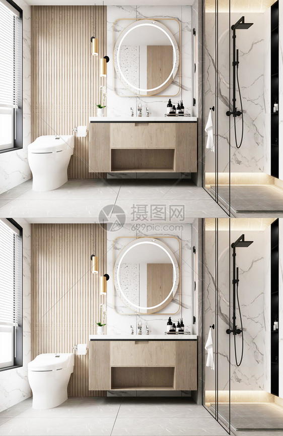 现代家居卫浴空间设计图片